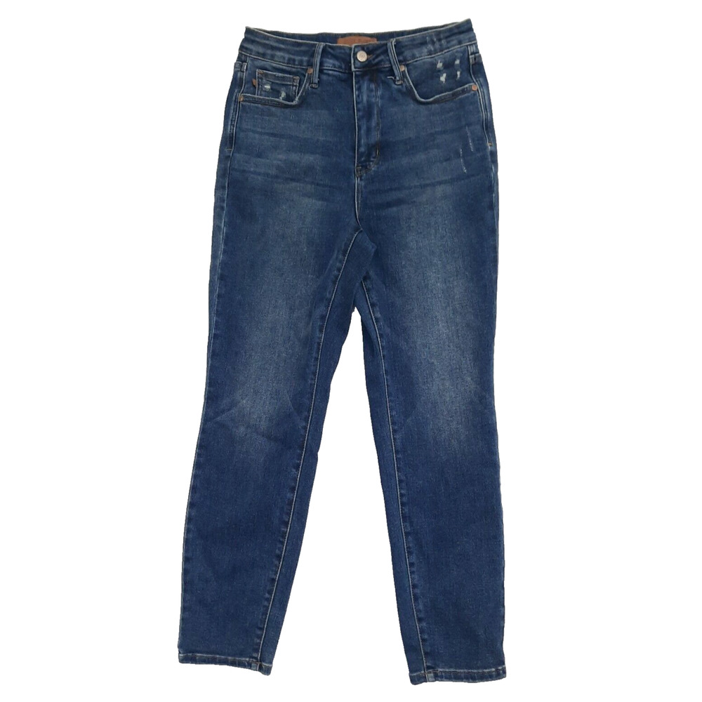 Judy Blue Slim Fit Jeans Sz 9/ 29 JB88776 High Rise Blue Denim Stretch 29 x 28